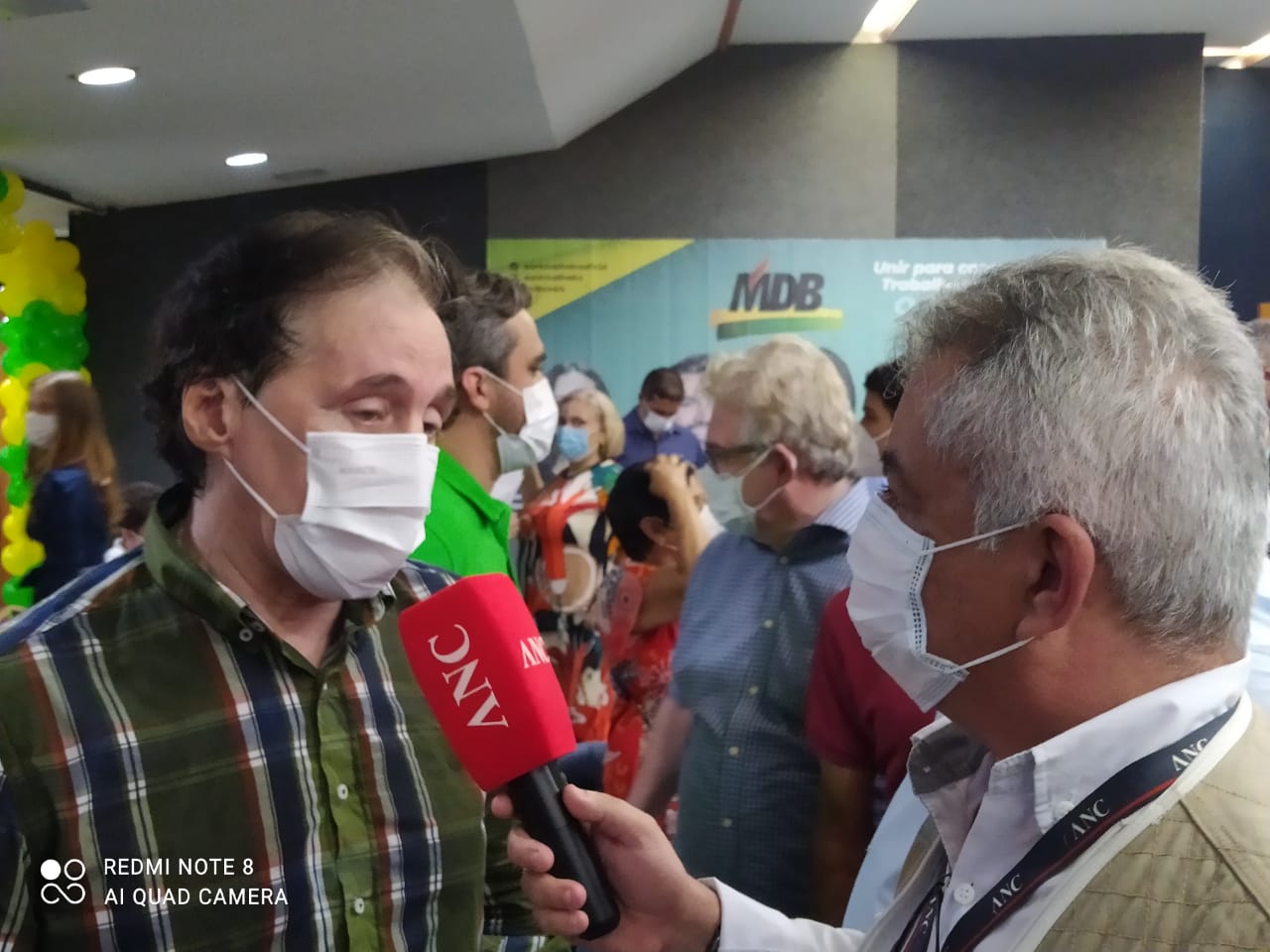 Eunício Oliveira, em Juazeiro do Norte, em entrevista exclusiva à REDE ANC