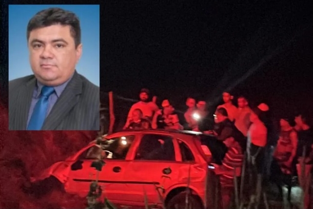 Vereador de Orós morre em acidente de carro no interior do Ceará. - Foto: Reprodução