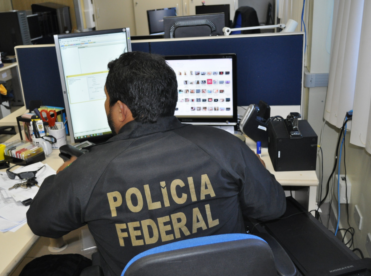 Polícia Federal prende no Ceará homem suspeito de estuprar criança e compartilhar imagens do crime na Dark Web.  Foto: Polícia Federal/ Divulgação