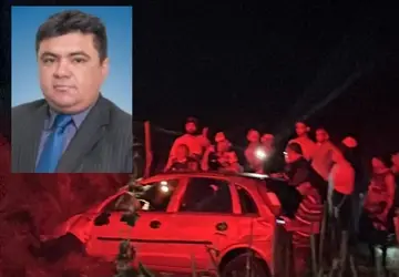 Vereador de Orós morre em acidente de carro no interior do Ceará. - Foto: Reprodução