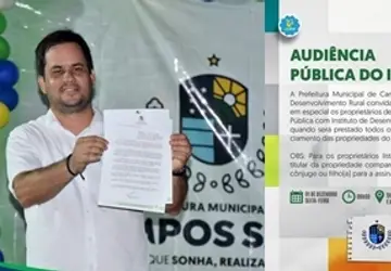 Prefeito de Campos Sales: João Luiz (PT)