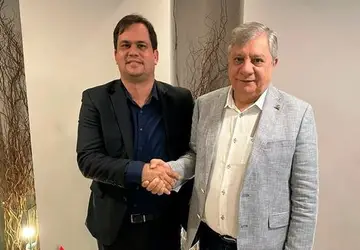 Prefeito João Luiz (PT) e o Dep. Federal José Airton (PT).