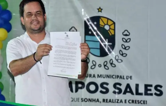 Campos Sales: Prefeito João Luiz (PT), anuncia recapeamento da rodovia que interliga a sede do município ao Distrito de Carmelopolis.